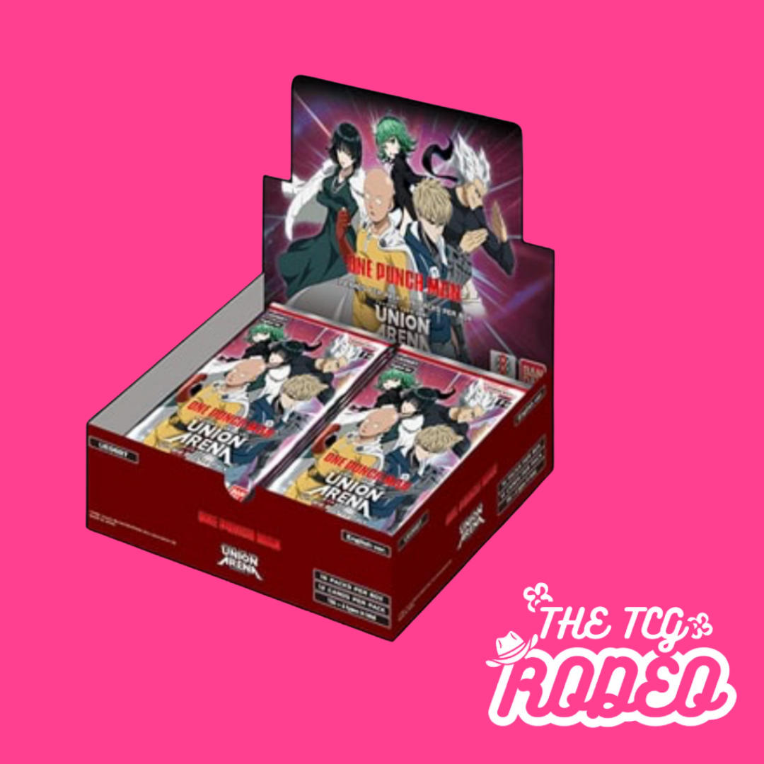 one punch man booster box UA One Man Punch Booster Pack – The TCG Rodeo