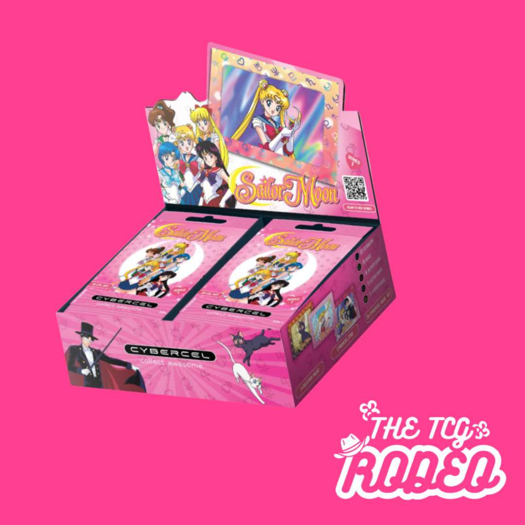 sailor moon booster box Sailor Moon Cybercel Booster Pack – The TCG Rodeo